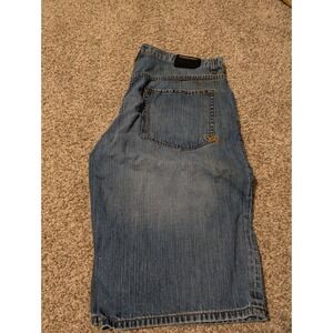 Y2K Roca Wear Jean Shorts Size 40 mens Baggy